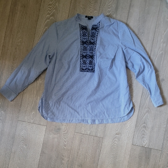 Chaps Embroidered Shirt - Picture 1 of 4